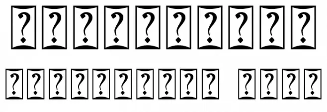 Monogram Diary Font OTHER CHARS