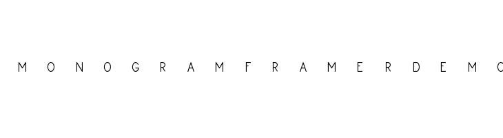 Monogram Framer Demo  नि: शुल्क फ़ॉन्ट्स डाउनलोड