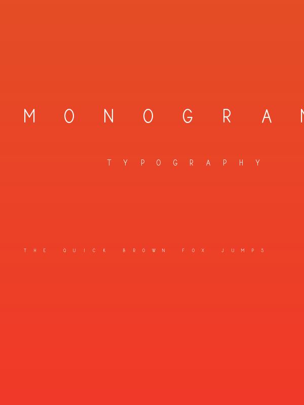 Monogram Framer Demo Poster