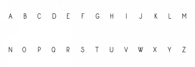 Monogram Framer Demo Fonte MINÚSCULAS