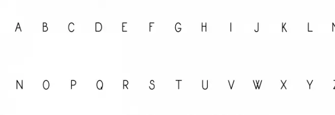 Monogram Framer Demo Fonte MAIÚSCULAS