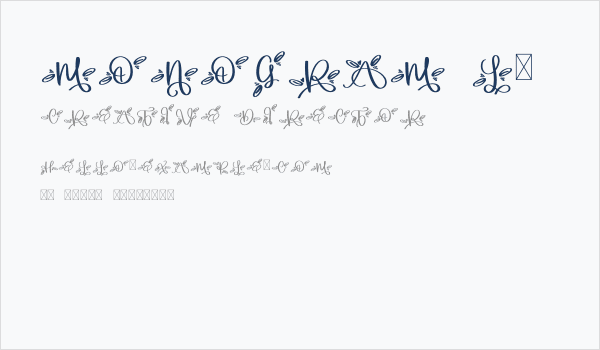 Monogram L1 Business Card