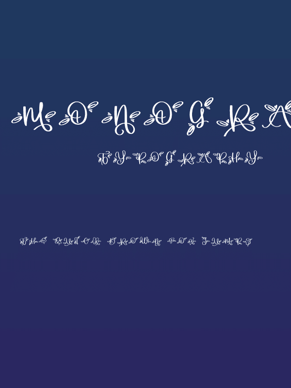 Monogram L1 Poster