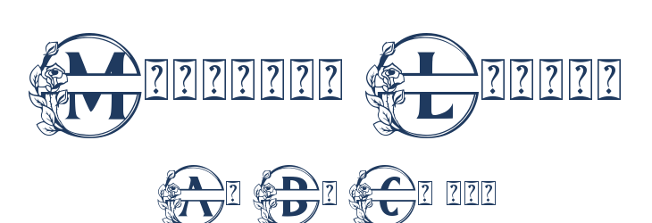 Monogram Lovely Font Preview