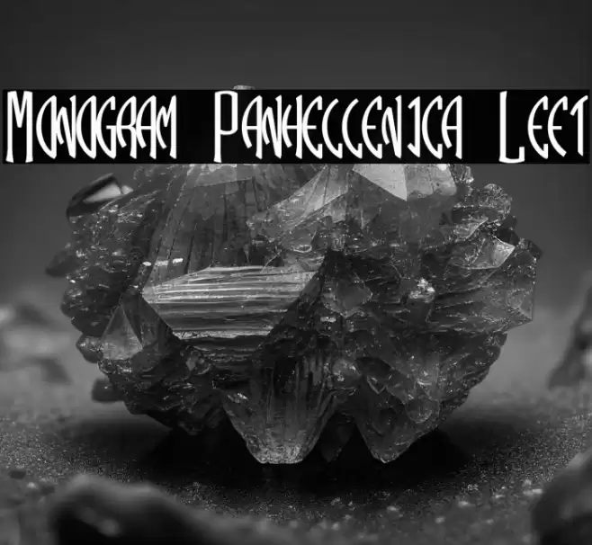 Monogram Panhellenica Left Font examples