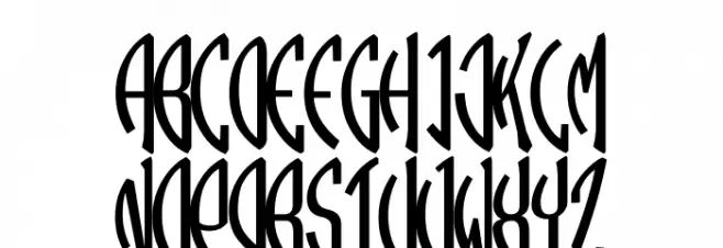 Monogram Panhellenica Left Font Litere mici