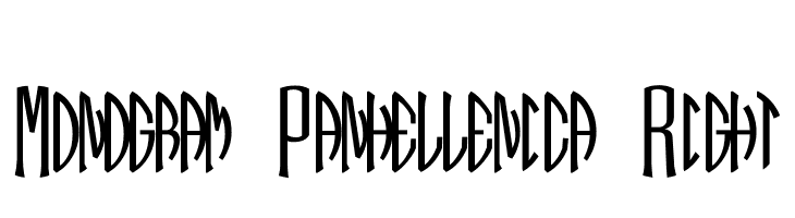 Monogram Panhellenica Right  Frei Schriftart Herunterladen