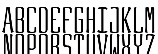 Monogram Panhellenica Right Schriftart Groß