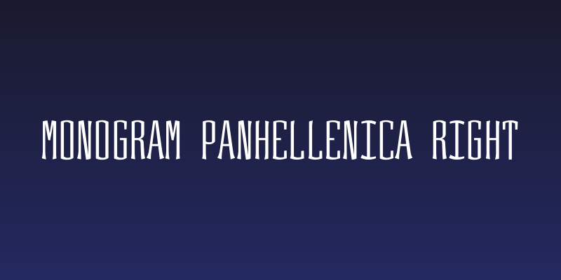 Monogram Panhellenica Right Social Header