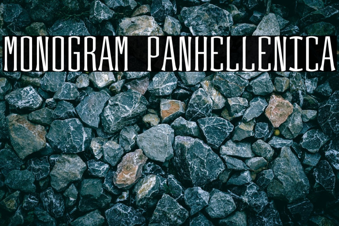 Monogram Panhellenica Example 1