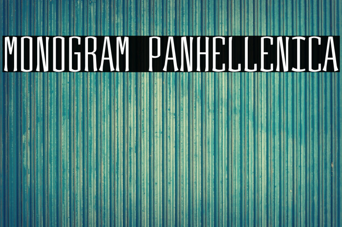 Monogram Panhellenica Example 2