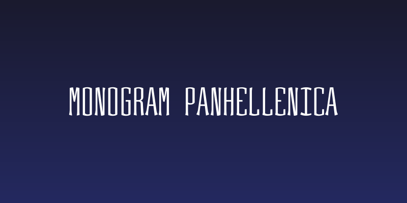 Monogram Panhellenica Social Header