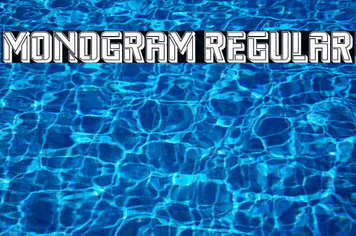 Monogram Regular Example 2