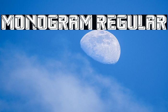 Monogram Regular Example 3