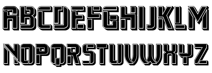 Monogram Regular Font LOWERCASE