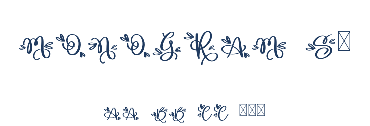 Monogram S1 Font Preview