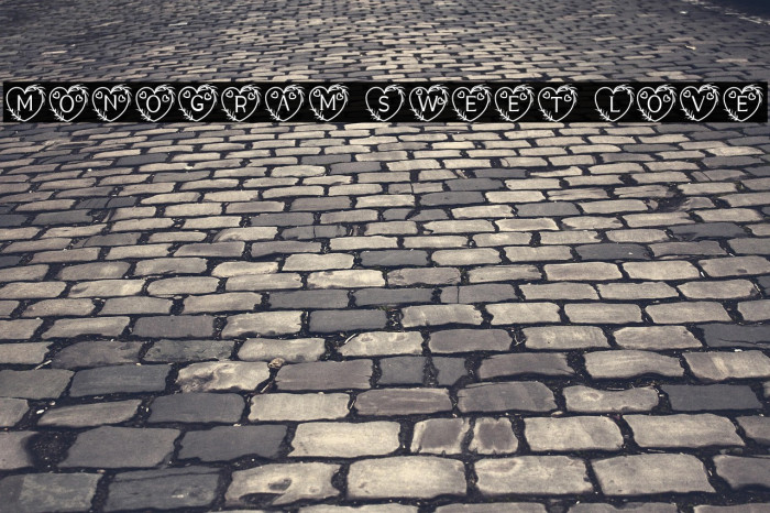 Monogram Sweet Love Example 3