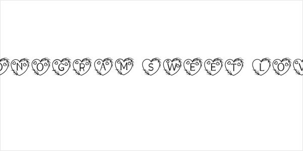 Monogram Sweet Love Logo