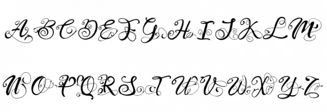Monogram Veg 字体 大写