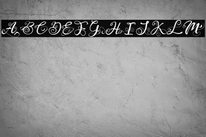 Monogram Veg Font examples