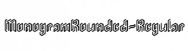 MonogramRounded-Regular  Frei Schriftart Herunterladen