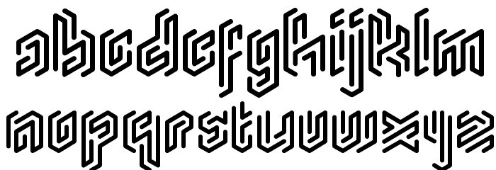 MonogramRounded-Regular Font LOWERCASE