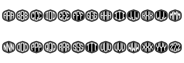 Monograma Regular Font OTHER CHARS