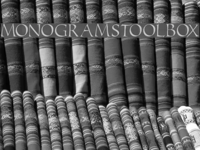 MonogramsToolbox Schriftart examples