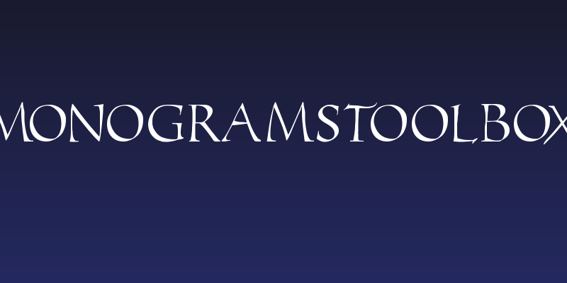 MonogramsToolbox Social Header