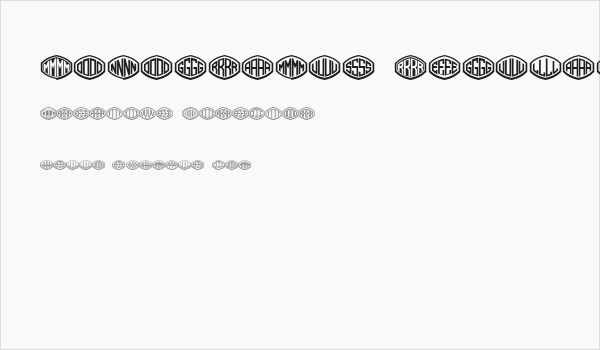 Monogramus Regular Business Card