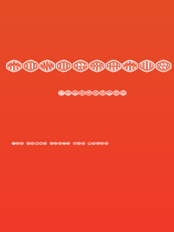 Monogramus Regular Poster