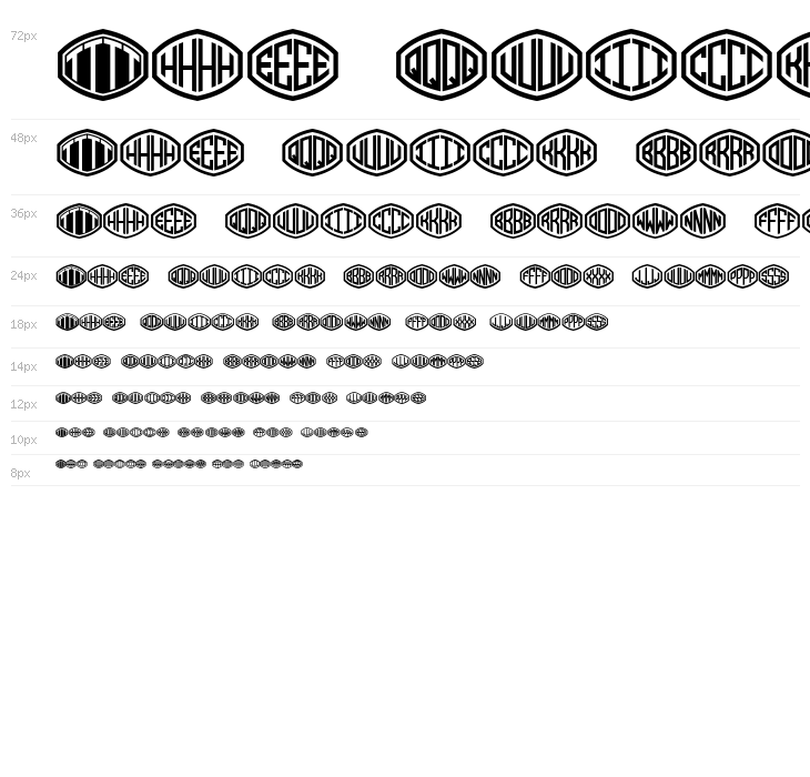 Monogramus Regular Waterfall