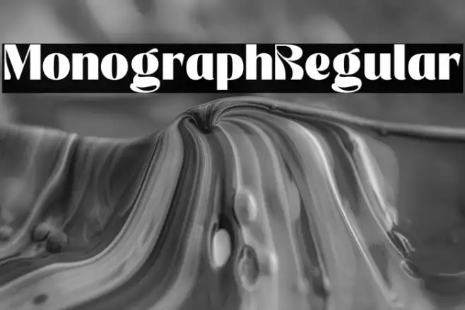 Monograph Regular Example 3