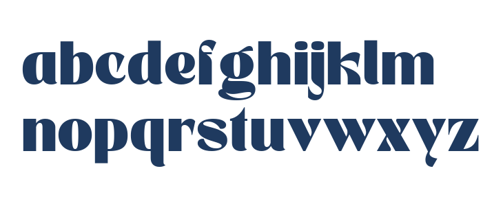 Monograph Regular Lowercase