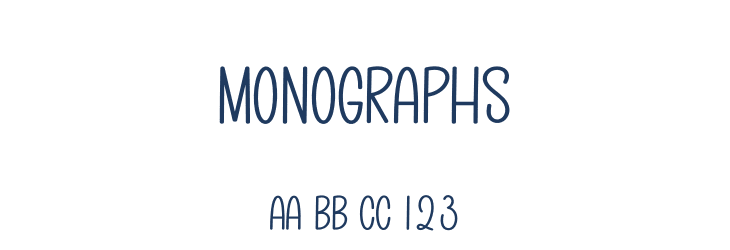 Monographs Font Preview