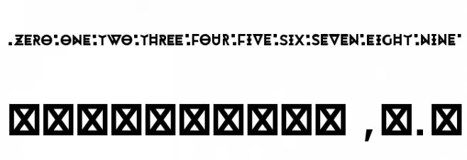 Monohipster Font OTHER CHARS