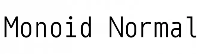 Monoid Normal  Free Fonts Download