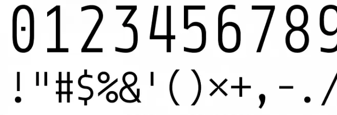 Monoid Normal Font OTHER CHARS