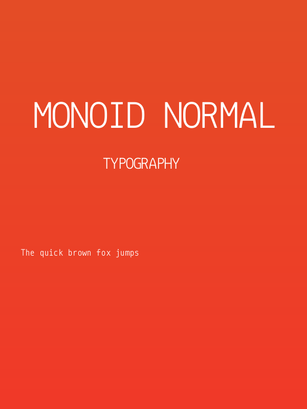 Monoid Normal Poster
