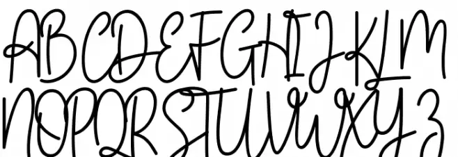 Monokind Script Polices MAJUSCULES