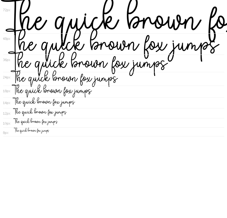 Monokind Script Waterfall