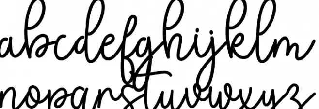 Monokind Script خط أحرف صغيرة