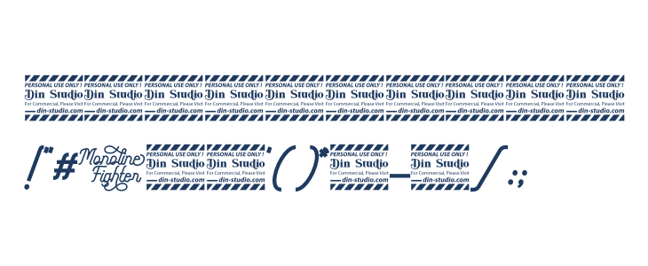 Monoline Fighter Personal Use Other Characters