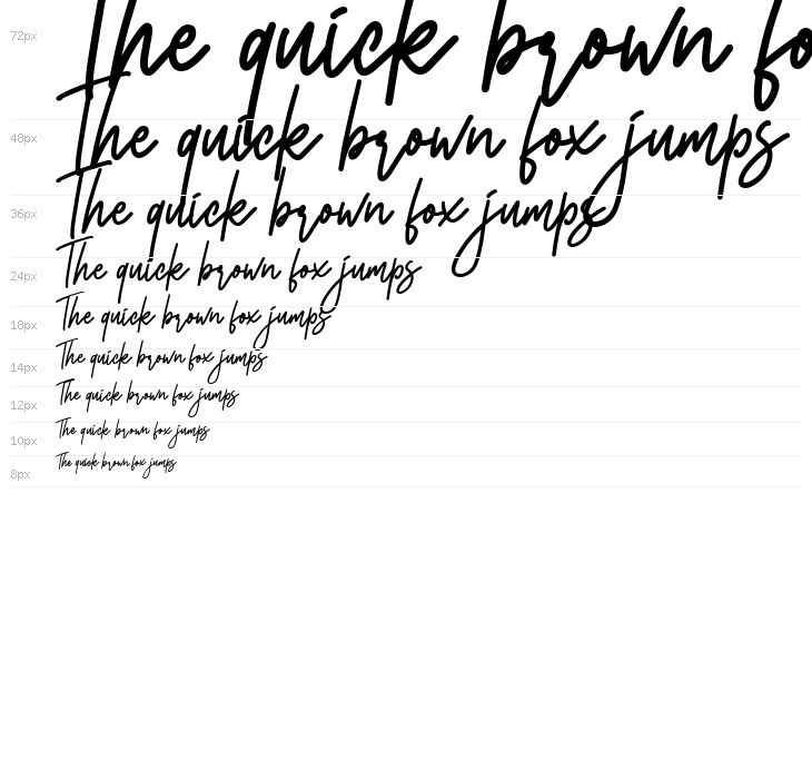 Monoline Signature Waterfall