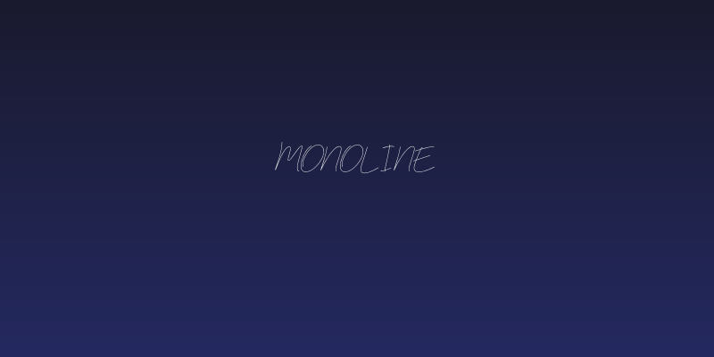 Monoline Social Header