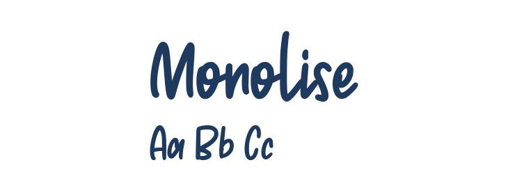 Monolise Font Preview