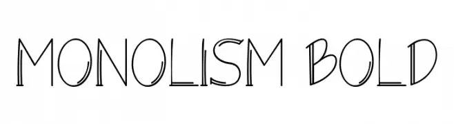 Monolism Bold  تنزيل الخطوط