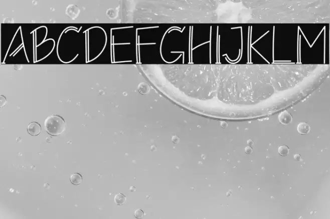 Monolism Bold Font examples