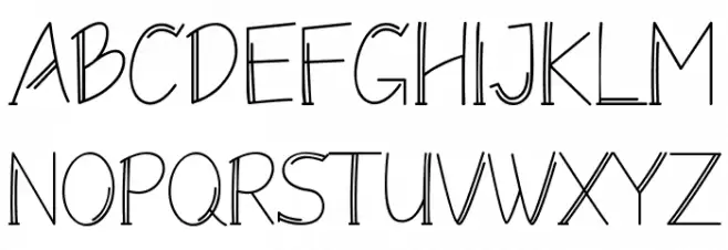 Monolism Bold Font Litere mari
