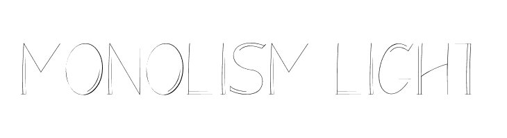 Monolism Light  Free Fonts Download